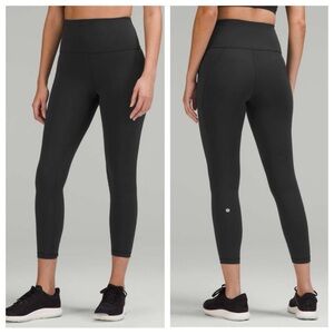 Lululemon 2023 Black Wunder Train High-Rise Tight Pockets 25" Women's sz 10